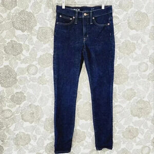 J. Crew Toothpick Dark wash High Rise Skinny Jeans 27